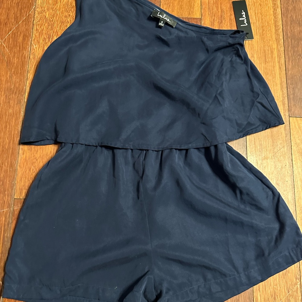 Lulu's Midnight Blue Romper
